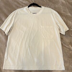 Lululemon Fundamental Oversized T-Shirt w/ Pocket - Bone